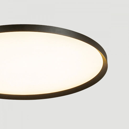 Zambelis Lights Plafonieră de Tavan 65 cm Neagră cu LED Integrat