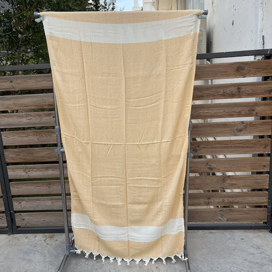 Zarafet Beach Towel Diamond Loincloth Pestemal Mustard Colors 100x180 Cm