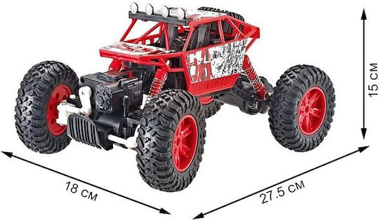 Teleghidat Mașină Crawler 4WD Roșu