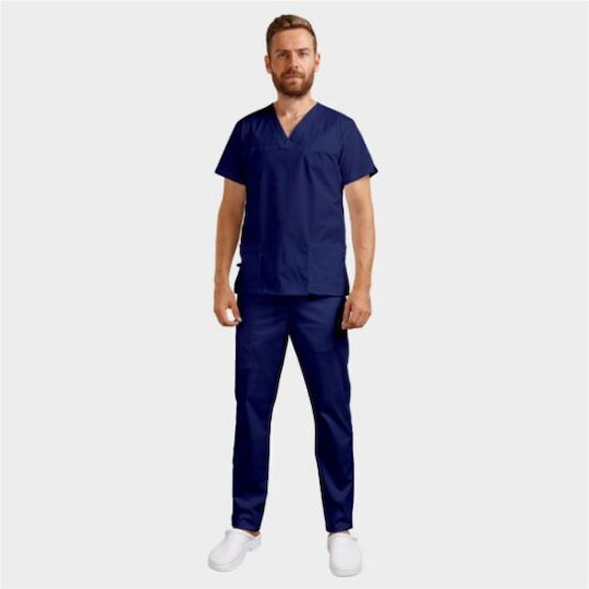 Stenso Unisex Navy Blue Medical Pants