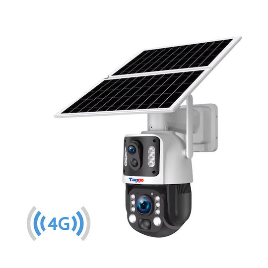 4k Surveillance Camera 4g Sim Card Solar Charging 8mp 36x Optical Zoom Continuous Video Recording Automatic Tracking