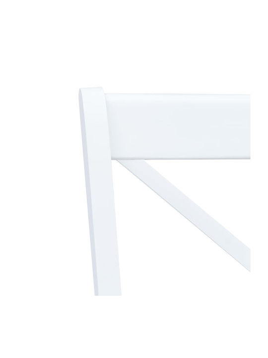 Stühle Speisesaal White - Natural 4Stück 45.5x52x90cm