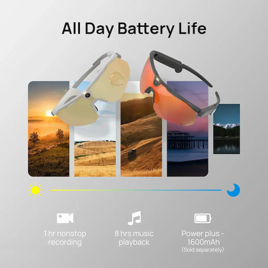Bleequp Ranger Ai Sports Camera Glasses Lenses By Zeiss Black Zeiss Orange Lens