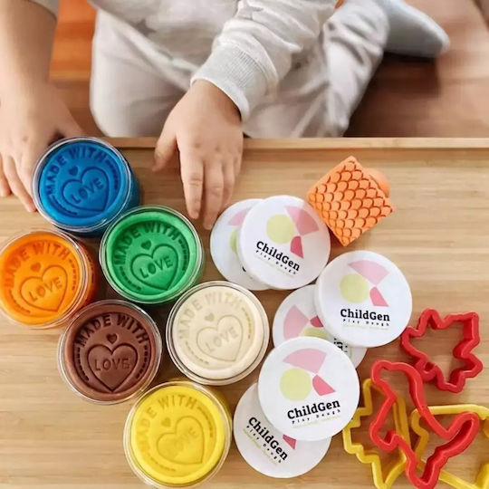 ChildGen 6 Aluațe De Modelare Plasticină Pentru Vârsta 3+ Ani