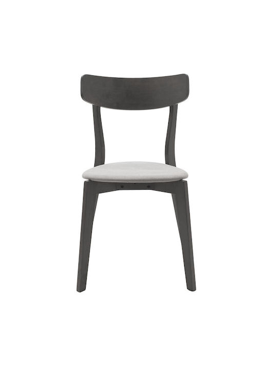 Toto Kitchen Wooden Chair Rustic Grey 45.5x51.5x77cm