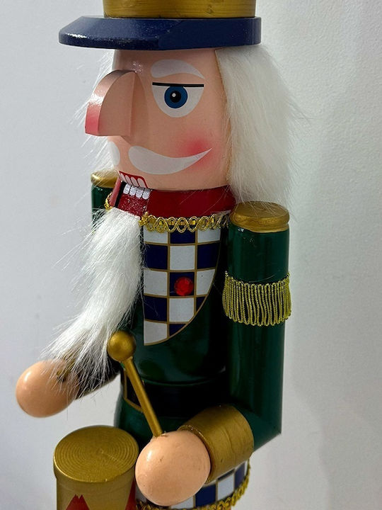 Velve Nutcracker de Crăciun Lemn Verde