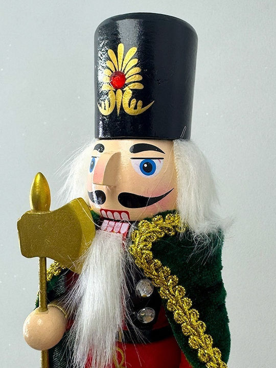 Velve Nutcracker de Crăciun Lemn Verde