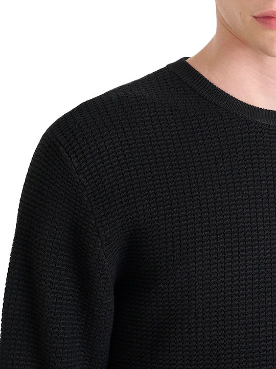 Langarm Schwarz Pullover