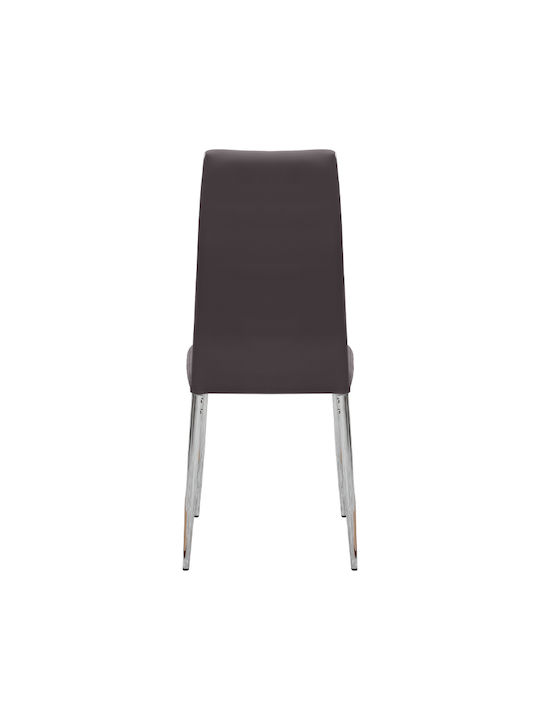 Rosa Scaune Sala de mese Maro 1buc 41x48x98buc