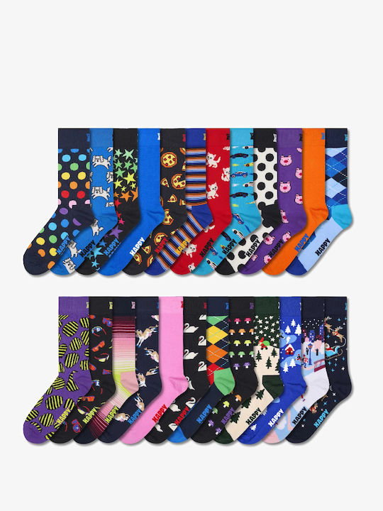 Happy Socks Happy Weihnachtssocken Multicolored 24Pack