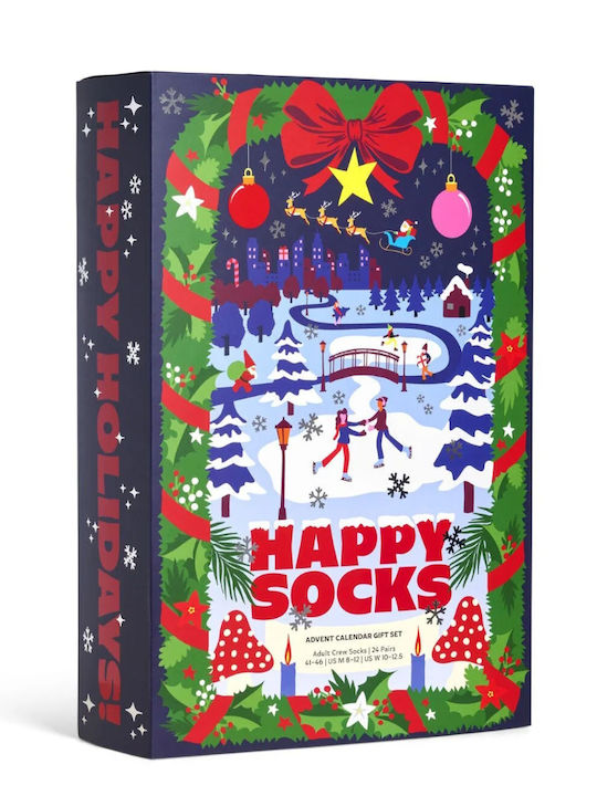 Happy Socks Happy Weihnachtssocken Multicolored 24Pack