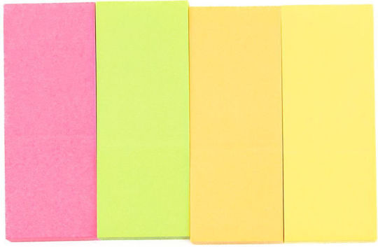 Kunst Adhesive Notes 4 Colors 100x4 Sheets