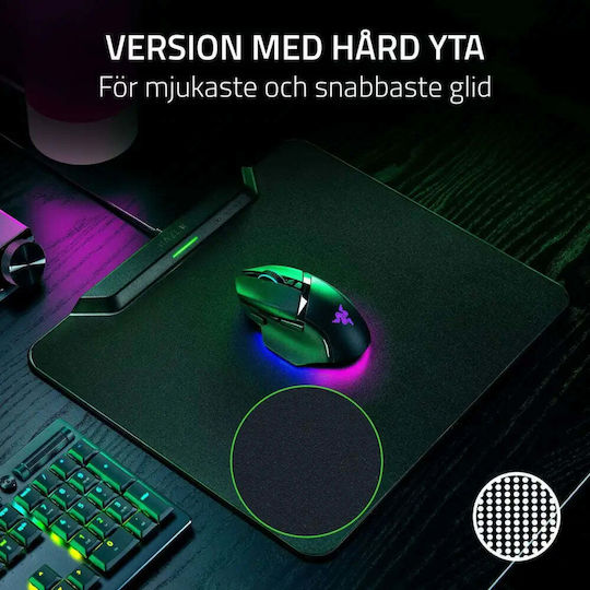 Razer HyperFlux V2 Drahtloses Ladestations-System Mauspad Für Spielen Mittlere Größe (360mm) RZ81-04930100-B3M1