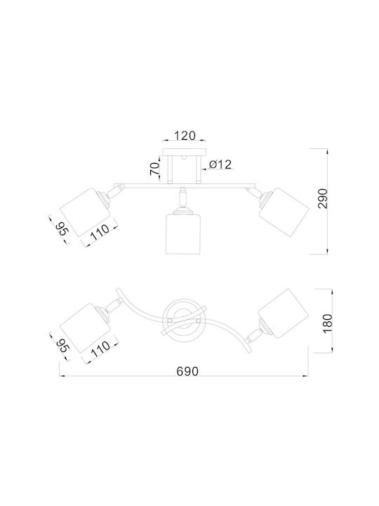Agora Lighting Таванно осветление 69бр Agora Lighting Таванно осветление 69бр