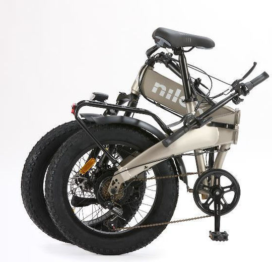 Nilox 20" Gray Foldable Electric Racing Bicycle