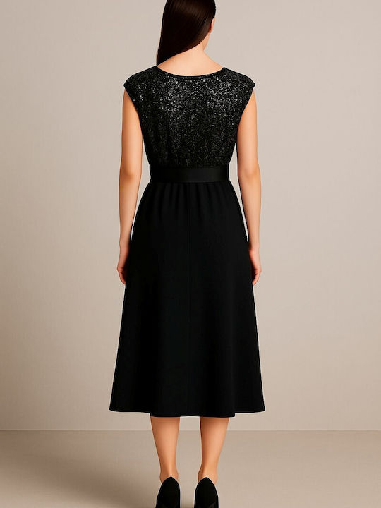 Maxi Abendkleid Satin Silber