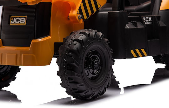 Παιδικό Τρακτέρ JCB Ηλεκτροκίνητο 12 Volt Κίτρινο για 3+ Ετών