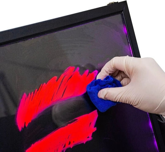 40x60 Cm Rewritable LED Board Neon Effect Lighted Sign Stand Included