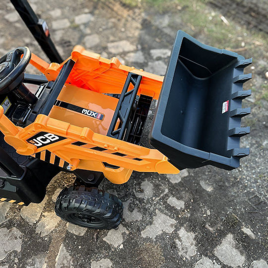 Παιδικό Τρακτέρ JCB Ηλεκτροκίνητο 12 Volt Κίτρινο για 3+ Ετών