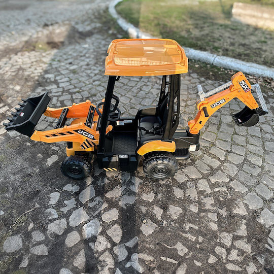 Παιδικό Τρακτέρ JCB Ηλεκτροκίνητο 12 Volt Κίτρινο για 3+ Ετών