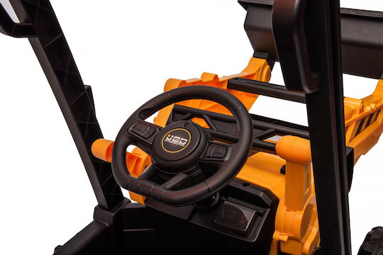 Παιδικό Τρακτέρ JCB Ηλεκτροκίνητο 12 Volt Κίτρινο για 3+ Ετών