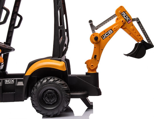 Παιδικό Τρακτέρ JCB Ηλεκτροκίνητο 12 Volt Κίτρινο για 3+ Ετών