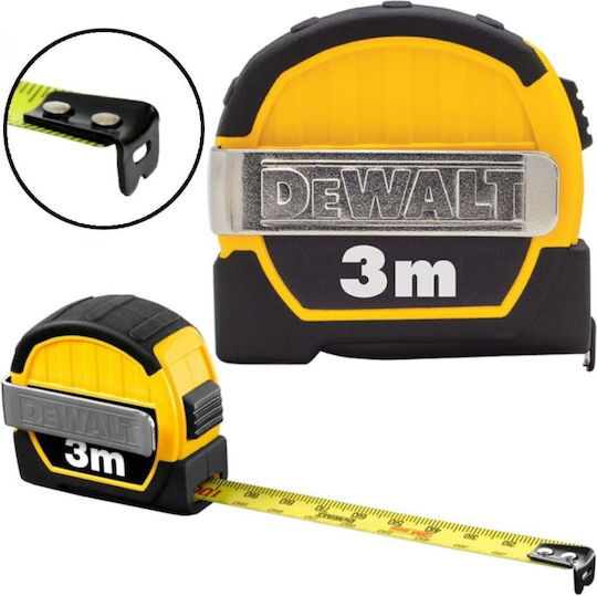 DEWALT Μετροταινία με Αυτόματη Επαναφορά 3m