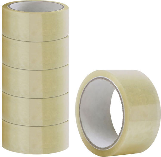 Justnote Verpackungsfolie Durchsichtig 48mm x 66m Transparent