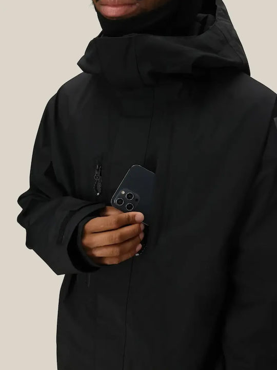 686 I-008291-19 Ανδρικό Μπουφάν Gore-Tex για Σκι & Snowboard Μαύρο