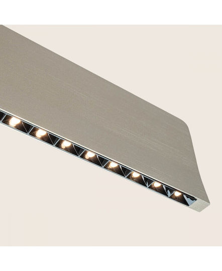Zambelis Lights LED Lumina liniară Lumină Plafon 40W Alb cald L120xL6cm