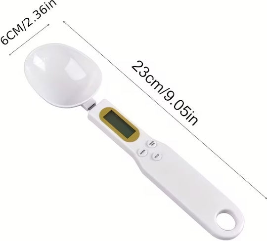 ACP Digital Kitchen Scale Spoon up to 0.5kg White