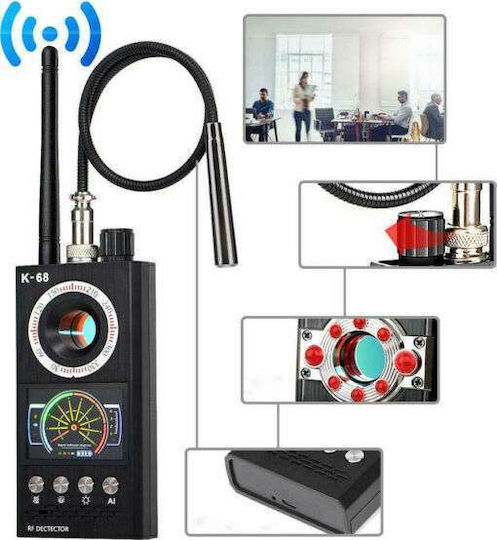 Camera, Bug & GPS Tracker Detector K68 1-8000MHz