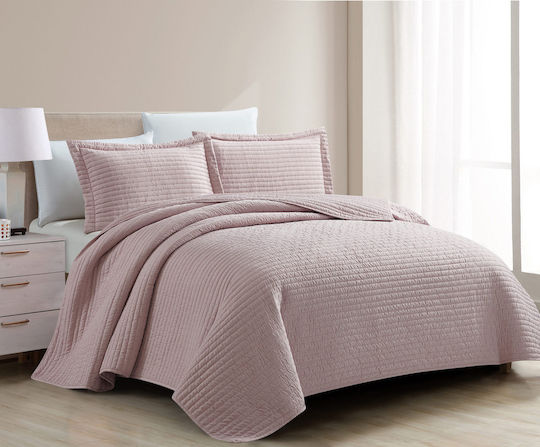 Liolios Home Tagesdecke Anderthalbbetten Dusty Rose 180x240cm