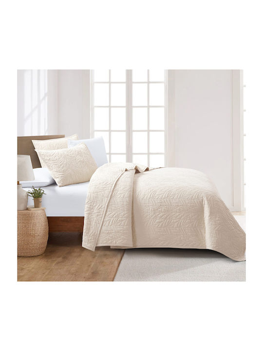 Liolios Home Fiona Set Coverlet Queen Size Moonbeam 220x240cm