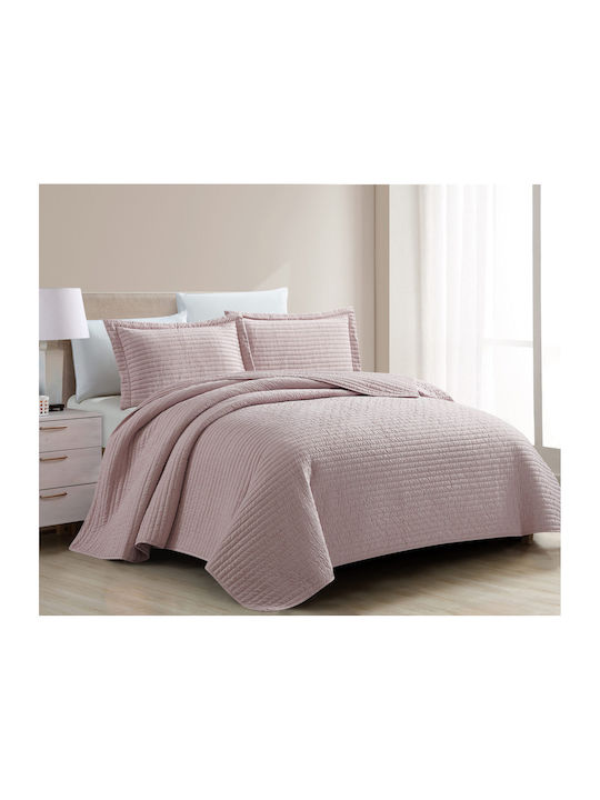 Liolios Home Κουβερλί Υπέρδιπλο Dusty Rose 220x240cm