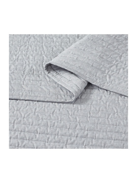 Liolios Home Покривало Полутораспално Lt Grey 180x240см