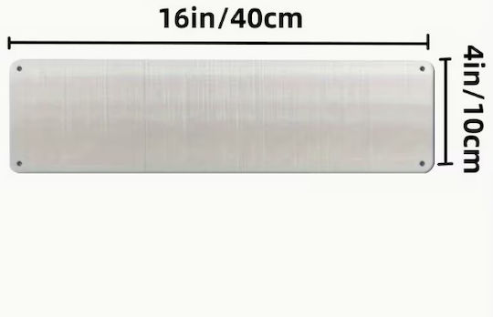 Sign 40x10cm