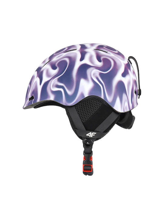 4F Kids Helmet for Ski & Snowboard Purple