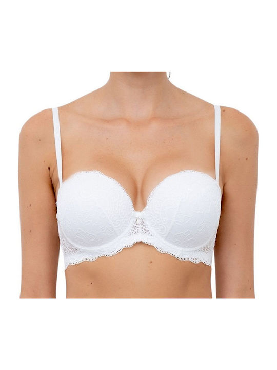 Plunge Push Up Plunge Bra Underwire Dark Beige