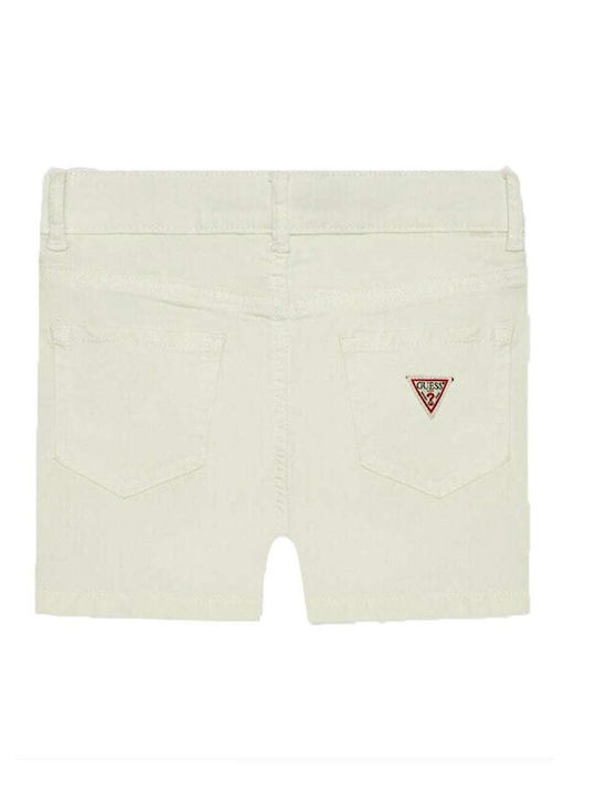 Guess Kids' Shorts/Bermudas Denim Bull White