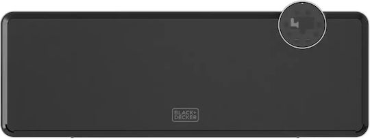 Black & Decker Ceramic Fan Heater Room Wall Negru 2500W