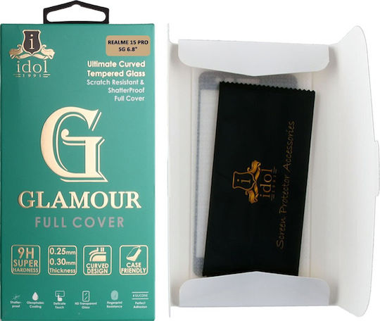 Idol 1991 3D 0.3mm Full Glue Tempered Glass Black (Xiaomi 15 Pro)