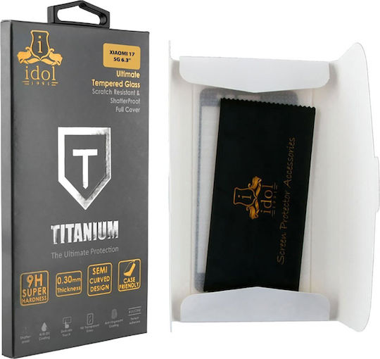 Idol 1991 0.25mm Full Glue Tempered Glass Black (Xiaomi 17)