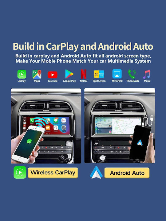 Bizzar Car Audio System for Jaguar F-Pace 2016-2019 (Bluetooth/USB/WiFi/GPS/Apple-Carplay/Android-Auto) with Touch Screen 10.25"