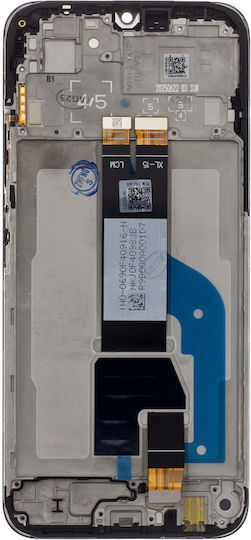 Οθόνη Display + mit Touch-Mechanismus und Rahmen für Redmi 15C 4G (Schwarz)