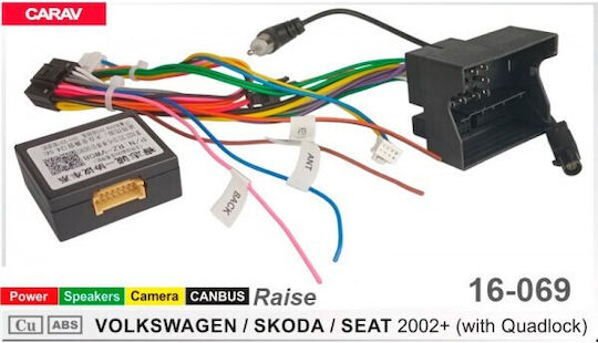 CARAV Industries Inc. Car Audio ISO Plug VW