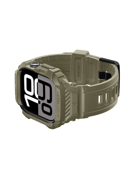 in Khaki color for Apple Watch 10, Apple Watch 11 (46 mm)