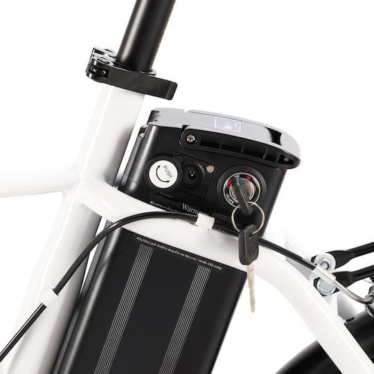 Nilox J1 Pro 20" White Foldable Electric City Bike