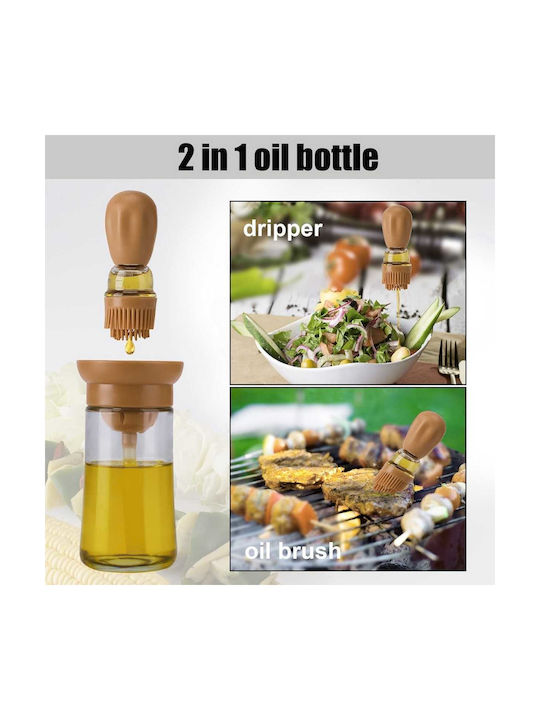 Uncle George Ölkanne Glas mit Ausgießer 200ml