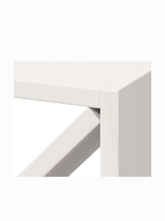 vidaXL Επιδαπέδια Κάβα Ποτών Λευκή 62x25x62εκ.